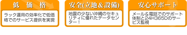 低価格 安全 安心サポート